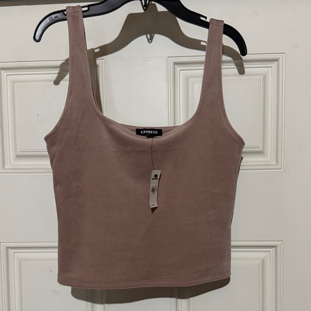 Express Women's Dusty Pink Tank Top